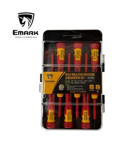 סט 6 מברגים לאלקטרוניקה מבודד  EMARK 1000V VDE