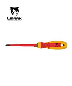 מברג פיליפס מבודד  EMARK PH1x100mm 1000V VDE