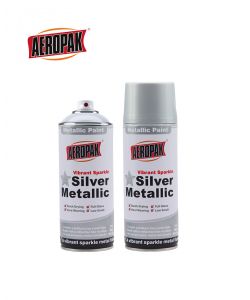 ספריי צבע מטאלי כסף AEROPAK