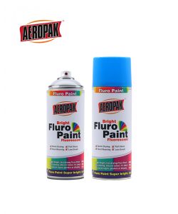 ספריי צבע פלורסנט כחול AEROPAK