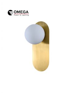 גוף תאורה צמוד קיר דקורטיבי דגם OVAL