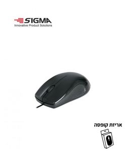 עכבר USB דגם M201 שחור - קופסה