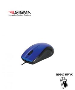 עכבר USB דגם M201 כחול - קופסה