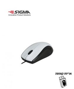 עכבר USB דגם M201 לבן - קופסה