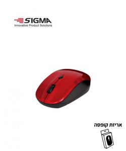 עכבר אלחוטי M766 אדום - קופסה