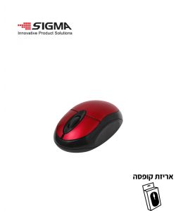 עכבר אלחוטי מיני WSM363 אדום - קופסה