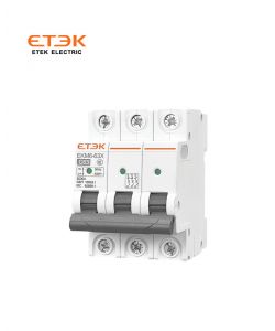 מפסק אוטומטי זעיר ח"א תלת פאזי  ETEK 10A C 6KA