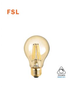 נורת פילמנט אמבר 10W לד A60 בסיס E27