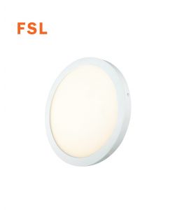 פאנל FSL עגול צמוד תקרה 12W אור חם