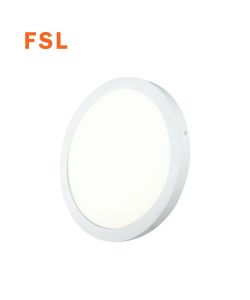 פאנל FSL עגול צמוד תקרה 18W אור קר