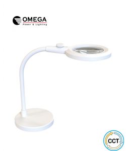 מנורת שולחן זכוכית מגדלת Magnifix