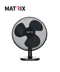 מאוורר מעוצב 50W שולחן 16" שחור 3 להבים MATRIX