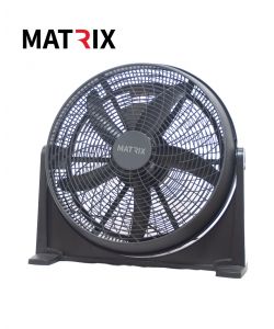 מאוורר 100W ריצפתי "20 שחור 5 להבים