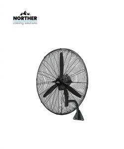 מאוורר תעשייתי 200W 28" Hurricane לקיר NORTHER