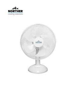 מאוורר 40W שולחן 12" לבן 5 להבים NORTHER