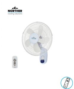 מאוורר 55W קיר כולל שלט לבן NORTHER