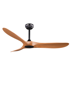 מאוורר תקרה 52" YORK +שלט שחור+עץ NORTHER