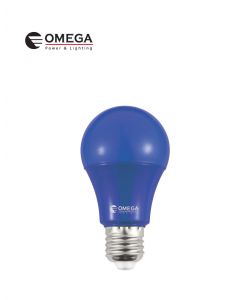 נורת לד 9W A60 אור כחול OMEGA E27