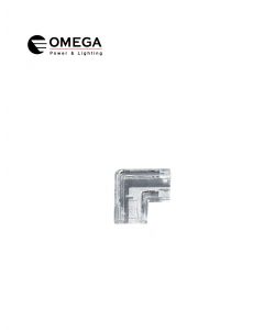 שקית 10 יח' מחבר המשך זוויתי  8 מ"מ OMEGA 24V SMD/COB