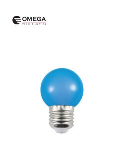 נורת לד כדור 3W G45 אור כחול OMEGA E27