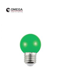 נורת לד כדור 3W G45 אור ירוק OMEGA E27