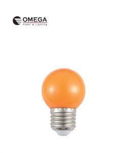 נורת לד כדור 3W G45 אור כתום OMEGA E27