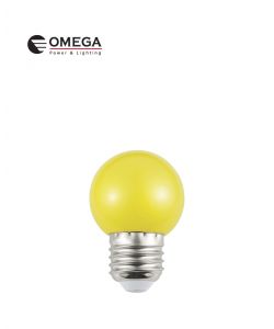 נורת לד כדור 3W G45 אור צהוב OMEGA E27