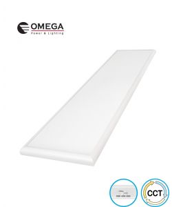 פאנל צמוד תקרה 30x120 LONDON CCT מלבני  74W לבן OMEGA