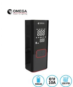 מדחס אוויר נייד 80W נטען 150PSI