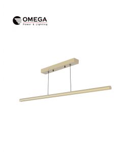 פרופיל תלוי CCT 30W GlowBar זהב OMEGA 1200mm