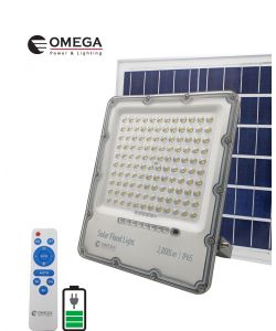 פנס הצפה נטען סולארי CHEETAH 2,800Lumen