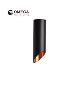 צלינדר צמוד תקרה  YOUNG GU10 קטן שחור