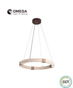 Ombra גוף תלוי טרוורטין 36W CCT