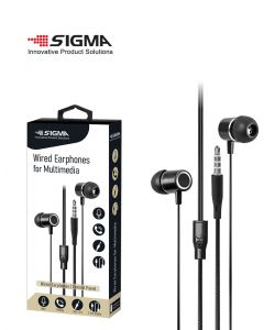 אוזניות מולטימדיה AUX 3.5mm צבע שחור