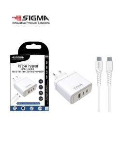 מטען קיר מהיר PD 65W ללפטופים וניידים  Type-C