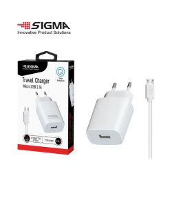 מטען קיר יחיד USB- A  12W MICRO