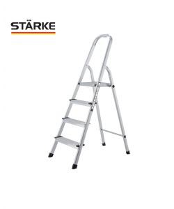 סולם אלומיניום ביתי 4 שלבים, תוצרת STARKE