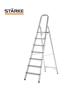 סולם אלומיניום ביתי 7 שלבים, תוצרת STARKE
