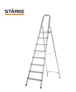 סולם אלומיניום ביתי 8 שלבים, תוצרת STARKE