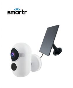 מצלמת WIFI סולארית נייחת SMARTR ,1080P HD ,IP65