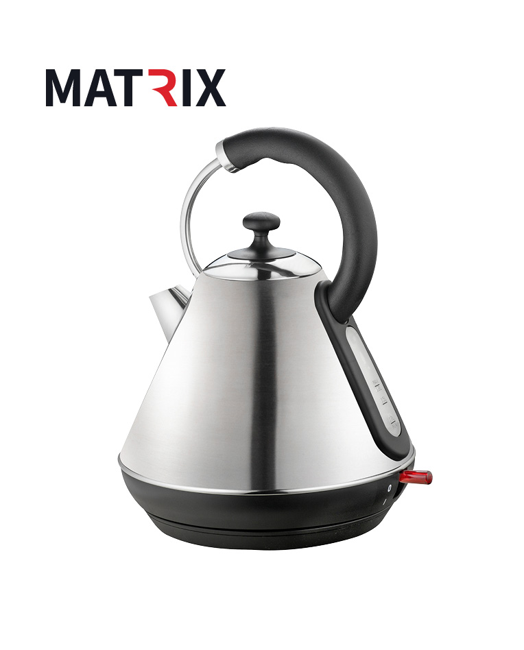 קומקום MATRIX Berlin MX-BERLIN-SS 1.8 ליטר 2200W - נירוסטה